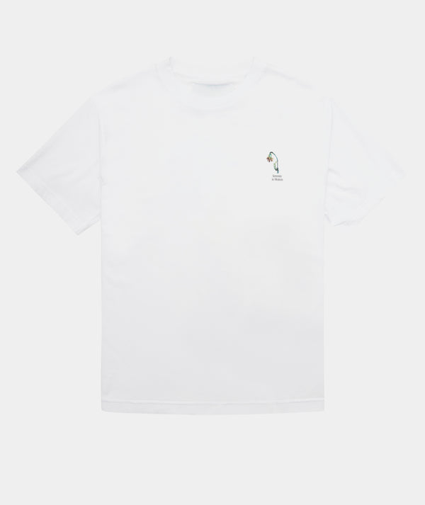 garment project Relaxed Fit Tee White / Flowing Commute Bliss