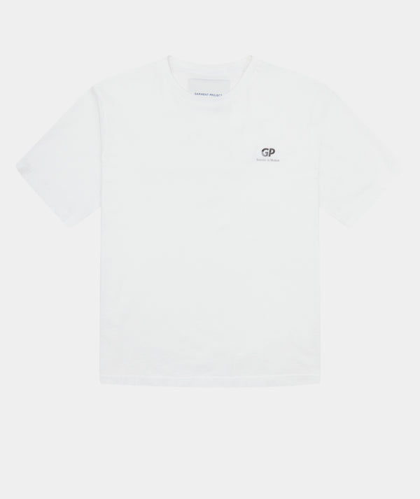 garment project Relaxed Fit Tee White / Serenity in motion