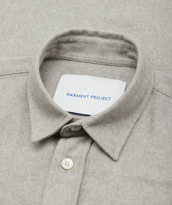 Garment Project Relaxed Long Sleeved Shirt Light Grey