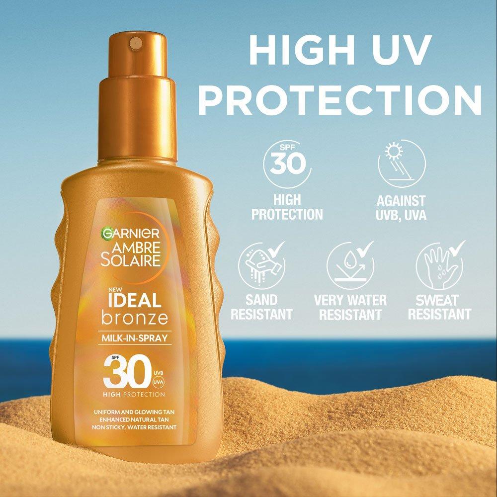 Garnier AMBRE SOLAIRE IDEAL BRONZE Garnier Ambre Solaire Ideal Bronze Milk-In Spray SPF30