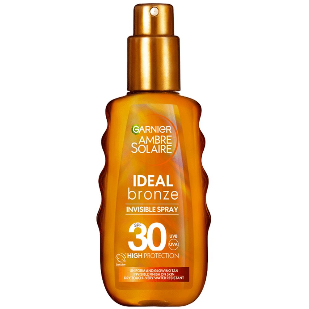 garnier AMBRE SOLAIRE IDEAL BRONZE Garnier Ambre Solaire Ideal Bronze Invisible Spray SPF30