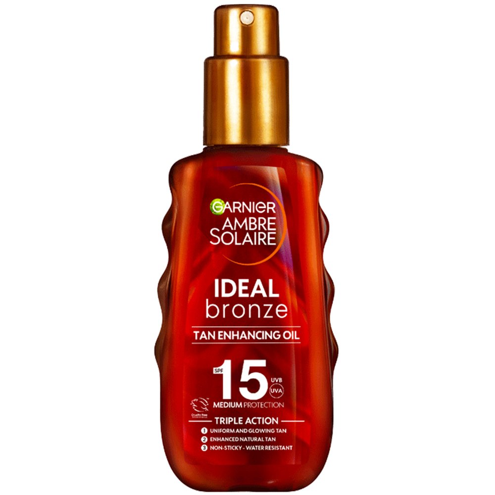 garnier AMBRE SOLAIRE IDEAL BRONZE Garnier Ambre Solaire SPF 15 Ideal Bronze Protective Oil Spray