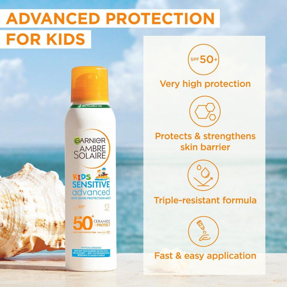 Garnier Ambre Solaire Kids Sensitive Advanced Anti-Sand Mist SPF50+
