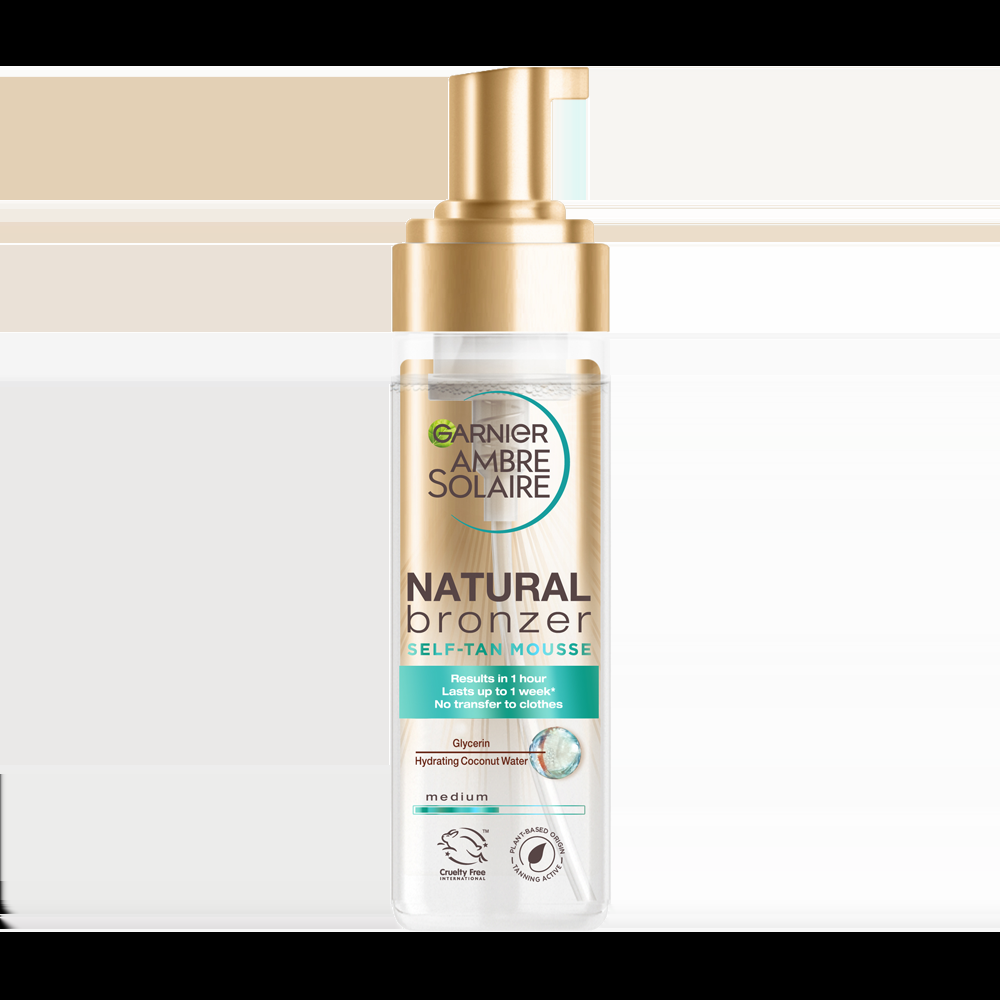 Garnier Ambre Solaire Natural Bronzer Intense Clear Self Tan Mousse 200ml