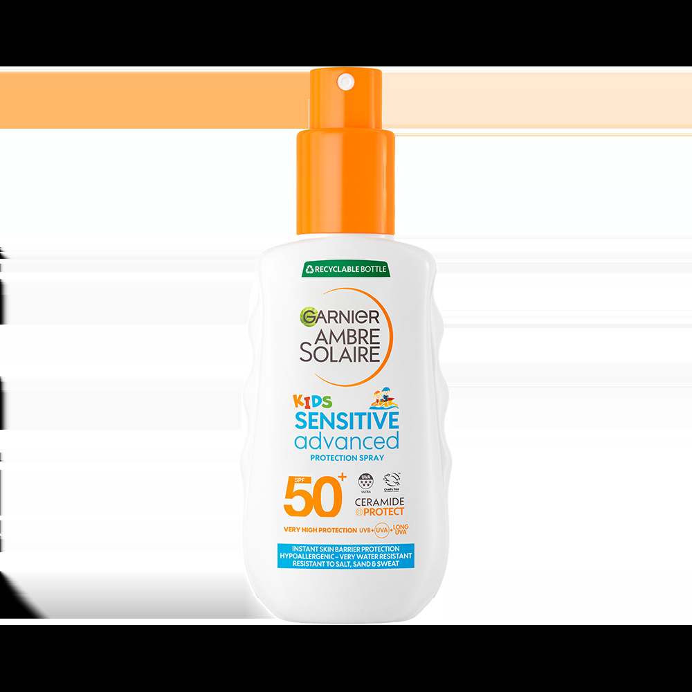 garnier Ambre Solaire Resisto Kids Ambre Solaire Kids Water Resistant Sun Cream Spray SPF50+