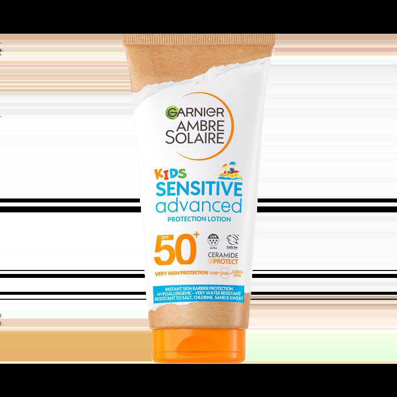 garnier Ambre Solaire Resisto Kids Kids Sensitive Advanced Sun Protection Lotion Tube SPF 50+