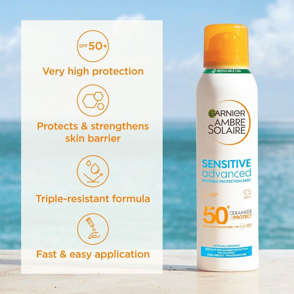 Garnier Ambre Solaire Sensitive Advanced Ambre Solaire SPF 50+ Sensitive Advanced Dry Mist Sun Spray