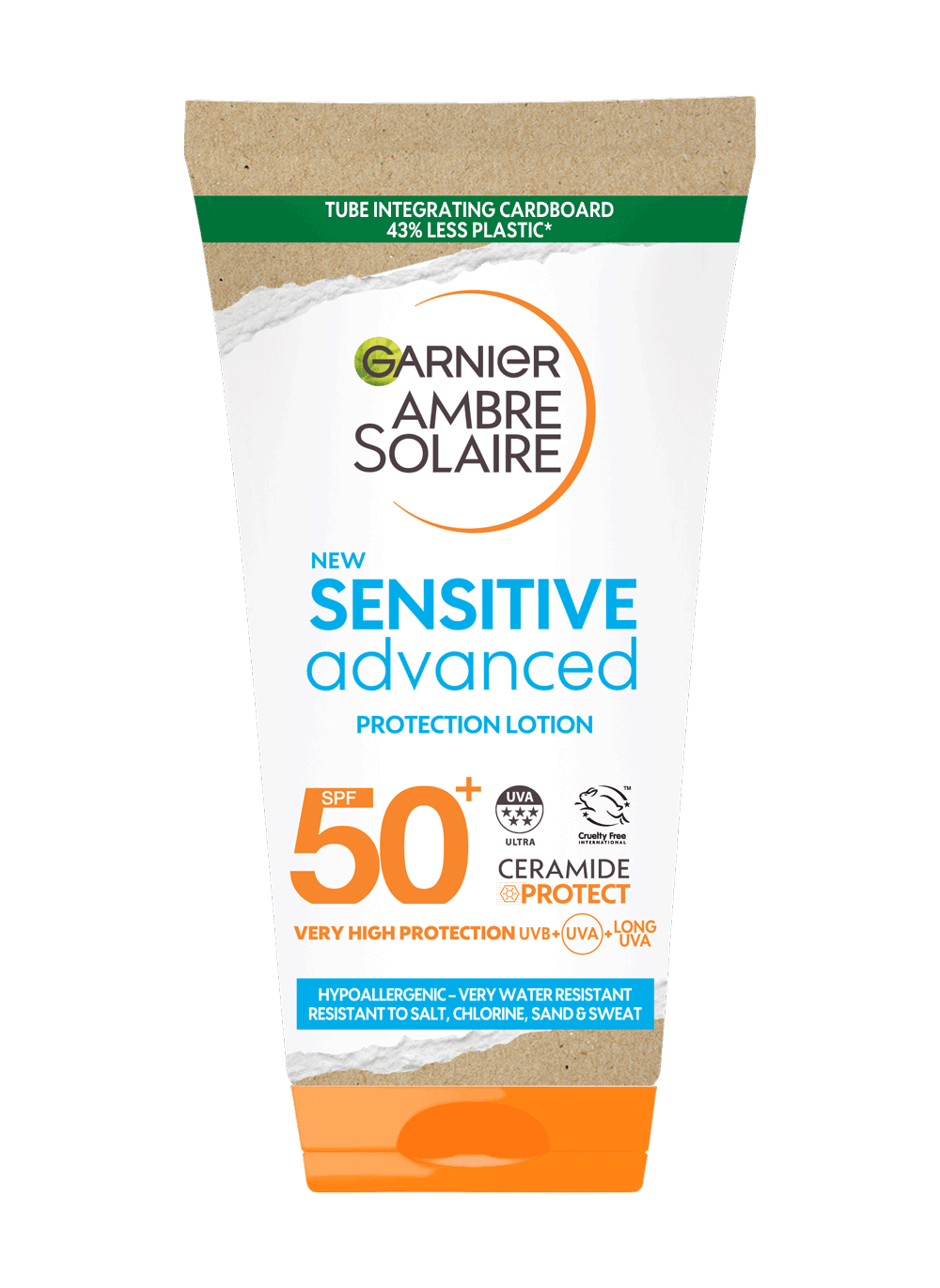 garnier Ambre Solaire Sensitive Advanced Ambre Solaire Travel-Size Sunscreen with SPF 50+