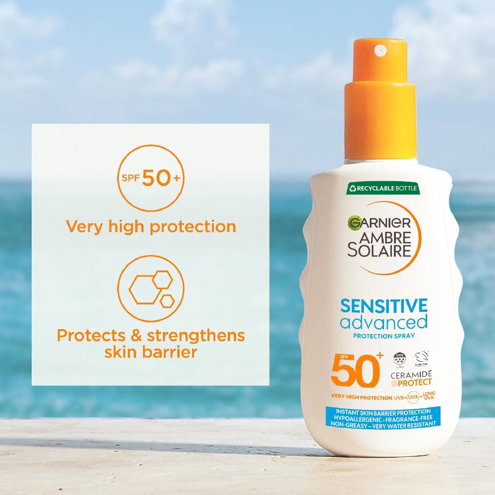 Garnier Ambre Solaire Sensitive Advanced Garnier Ambre Solaire SPF 50+ Sensitive Advanced Sun Spray