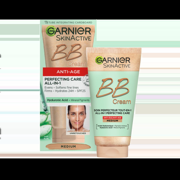 Garnier B B Cream Miracle Skin Perfector Garnier SkinActive Anti-Age BB Cream Medium