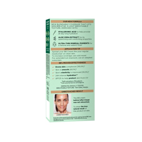 Garnier B B Cream Miracle Skin Perfector Garnier SkinActive Anti-Age BB Cream Medium