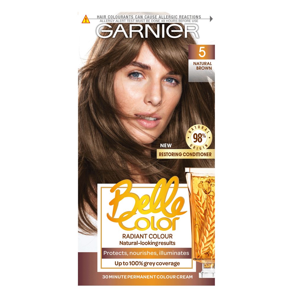 garnier Belle Color Garnier Belle Color 5.0 Brown Permanent At Home Hair Dye