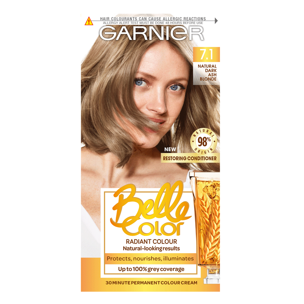 garnier Garnier Belle Color Belle Color 7.1 - Natural Dark Ash Blonde Home Hair Dye