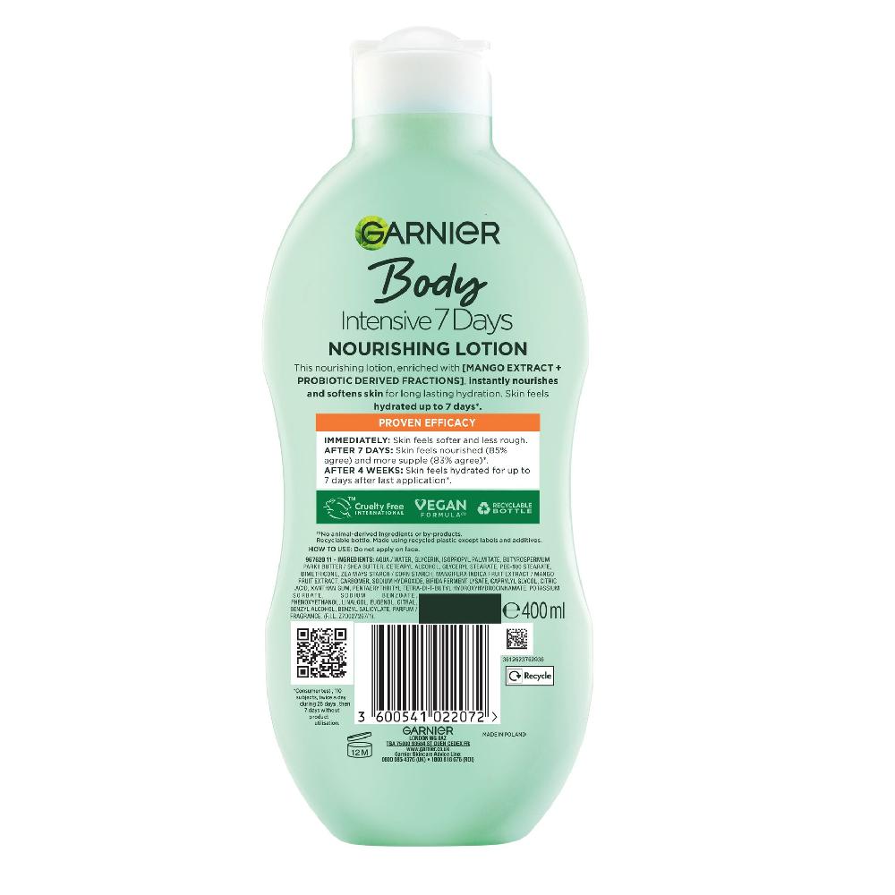 Garnier Garnier Intensive 7 Days Garnier Intensive 7 Days Mango Probiotic Extract Body Lotion For Dry Skin 400ml
