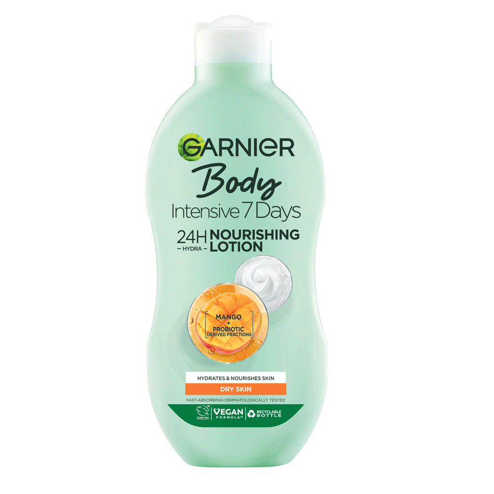 garnier Garnier Intensive 7 days Garnier Intensive 7 Days Mango Probiotic Extract Body Lotion for Dry Skin 400ml