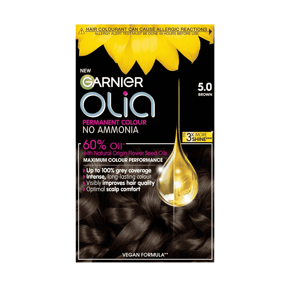 Garnier Olia Olia Permanent Hair Dye Brown 5.0