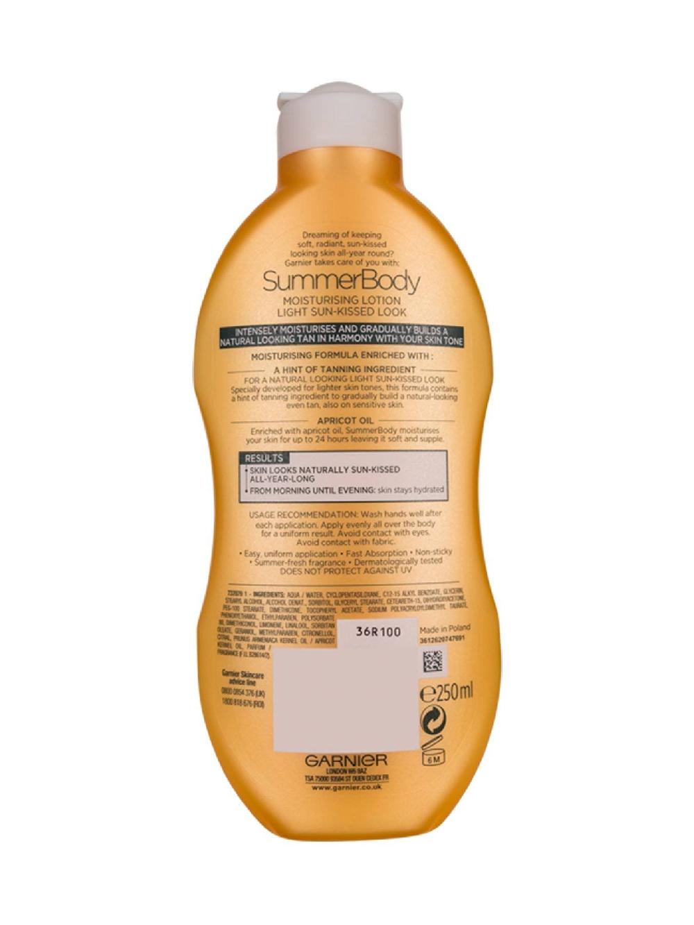 Garnier Garnier Summer Body Gradual Tanning Moisturiser - Light