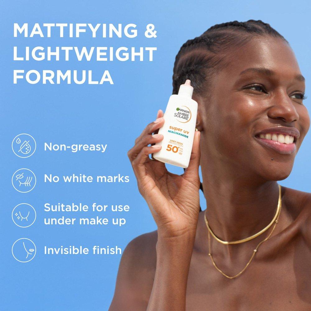 Garnier SUPER UV​ Niacinamide Facial SPF50+ Fluid