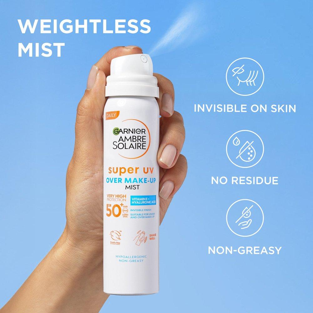Garnier Super UV Over Makeup SPF50+ Protection Mist