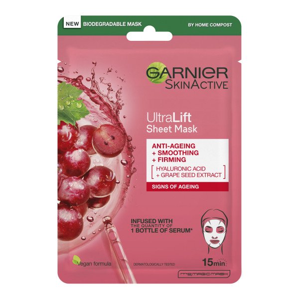 garnier UltraLift Anti Ageing Face Sheet Mask
