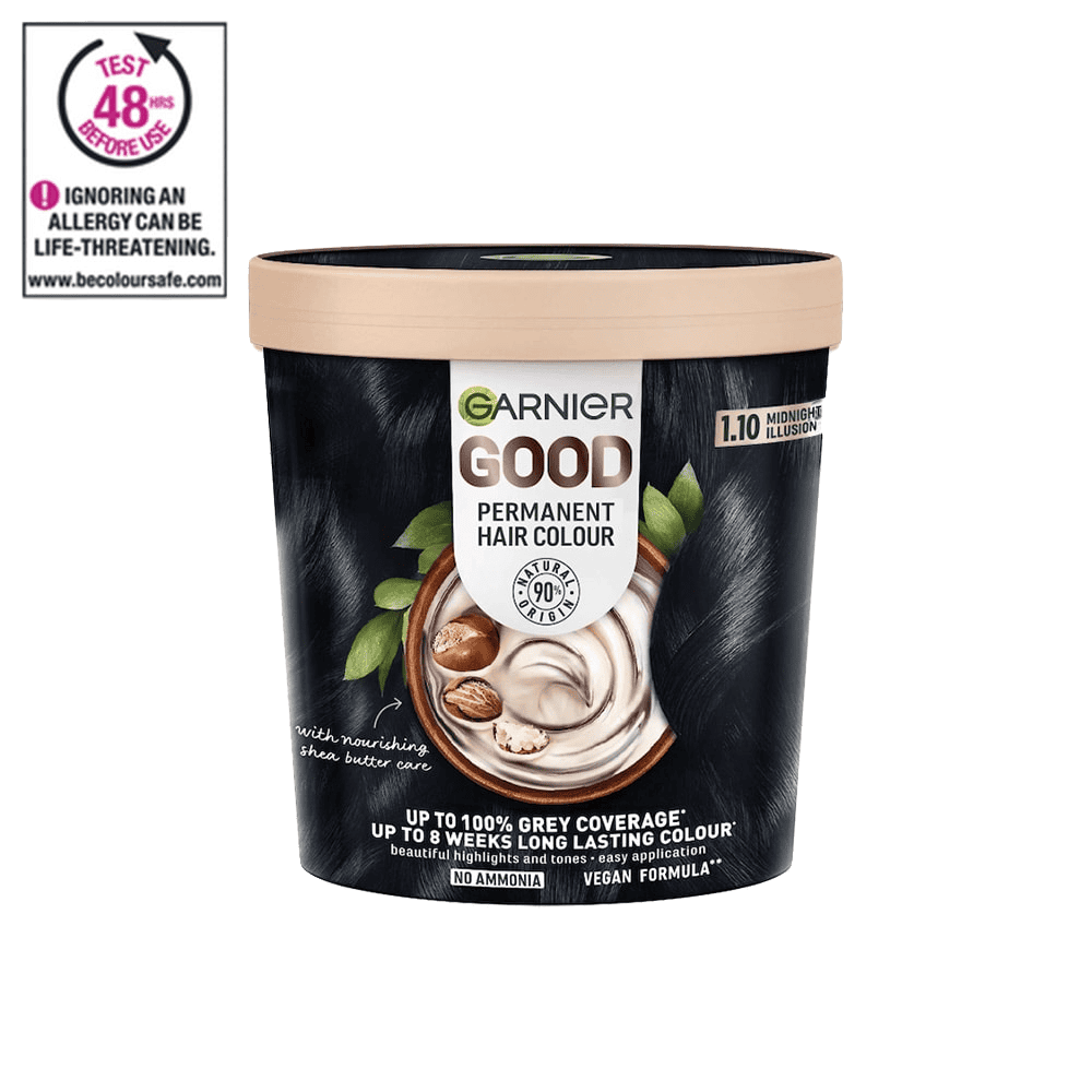 garnier GOOD Garnier GOOD Permanent Hair Dye 1.1 Midnight Illusion