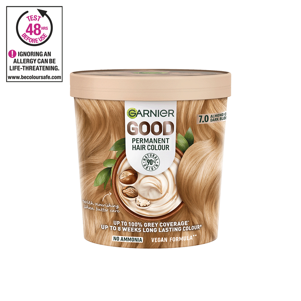 Garnier GOOD Garnier GOOD Permanent Hair Dye 7.0 Almond Creme Dark Blonde
