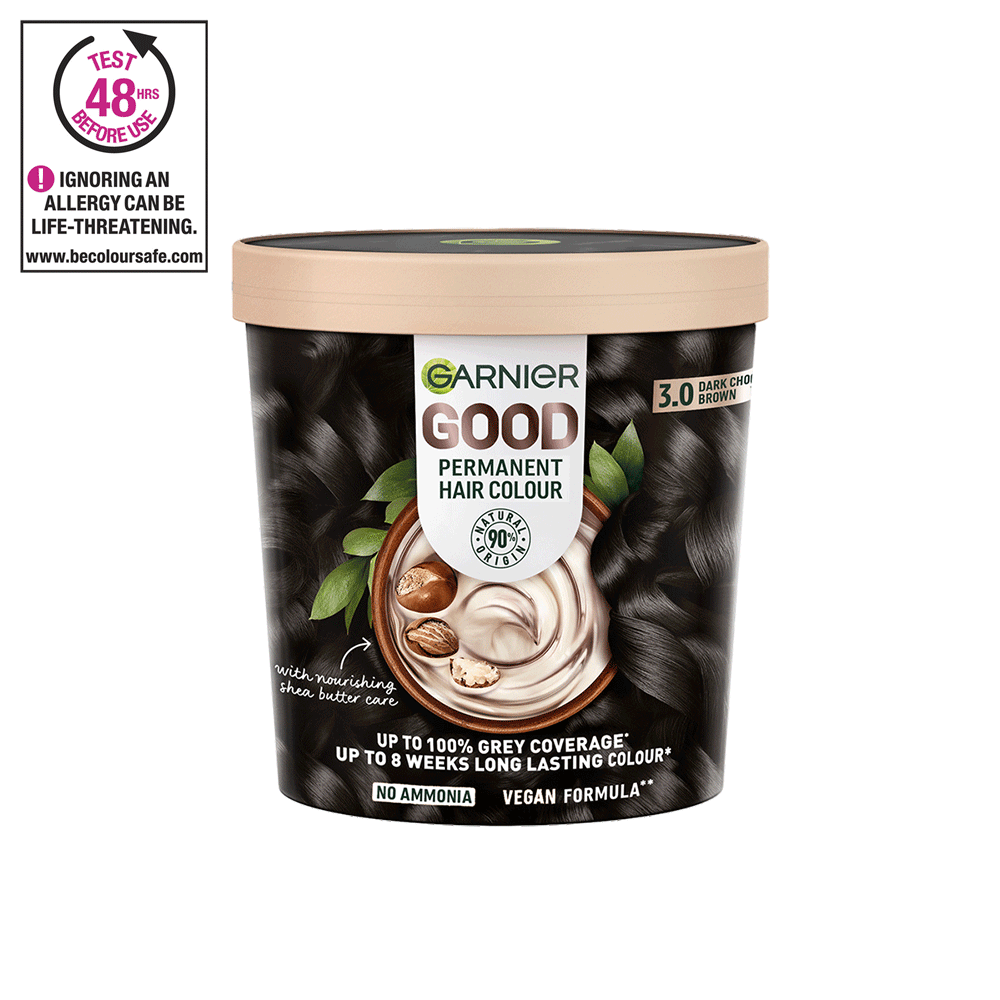 Garnier GOOD GOOD Permanent Hair Dye 3.0 Dark Chocolate Brown