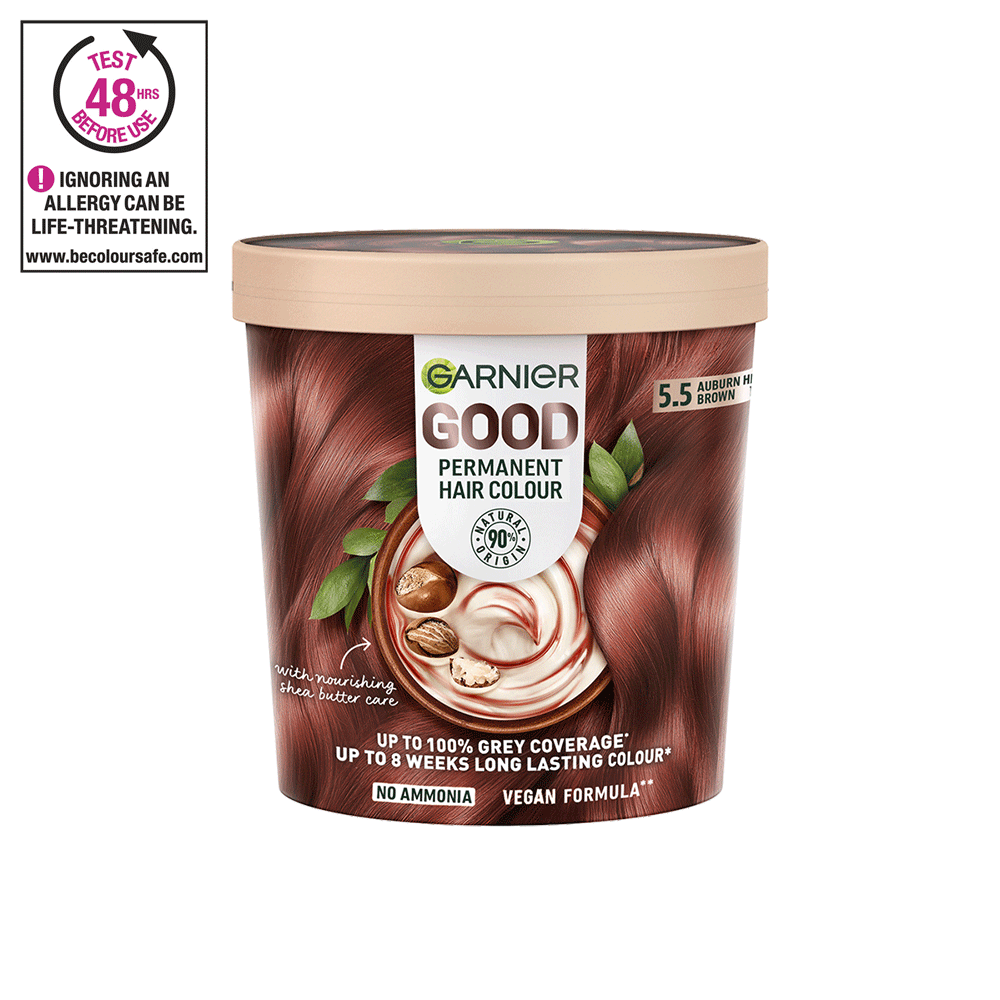 Garnier GOOD GOOD Permanent Hair Dye 5.5 Auburn Hibiscus Brown