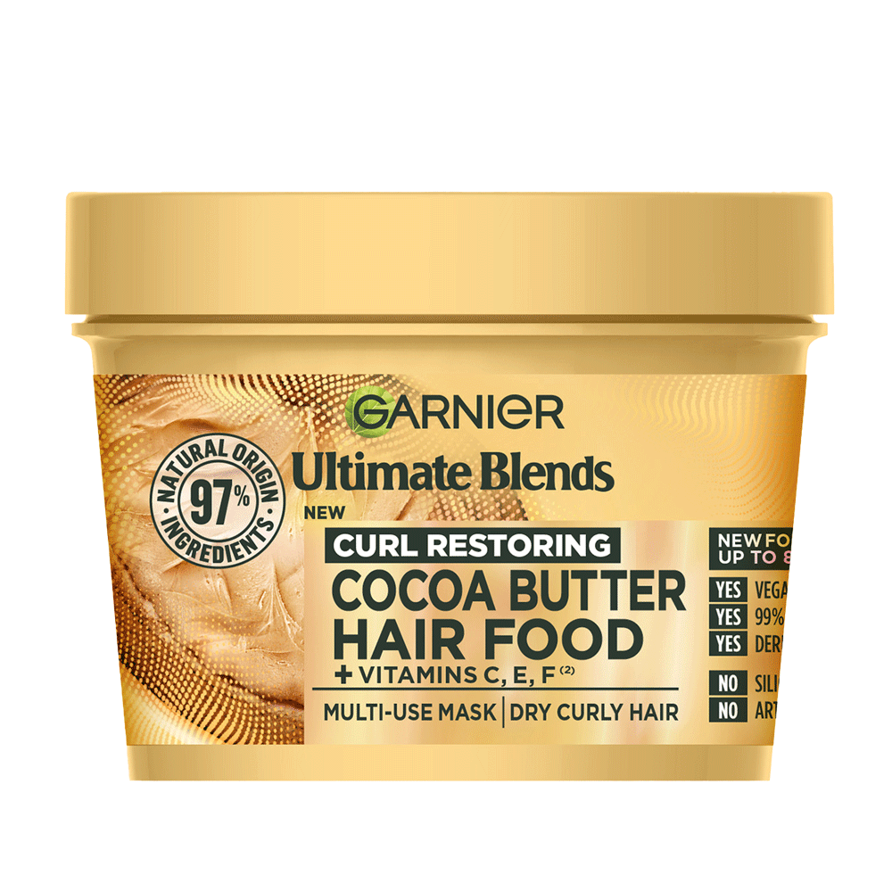 garnier HAIR FOOD COCOA BUTTER SUPERCHARGED HAIR FOOD MASK