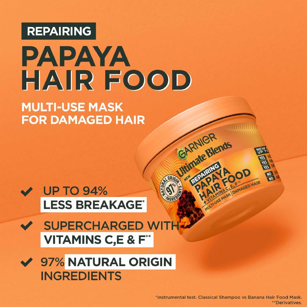 Garnier HAIR FOOD PAPAYA & AMLA SUPERCHARGED HAIR FOOD MASK