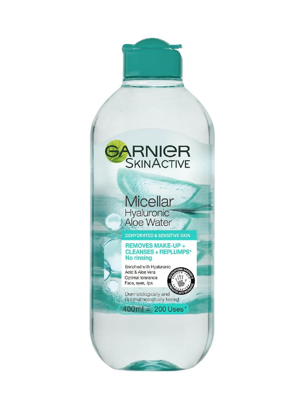 garnier Micellar Garnier Hyaluronic Aloe Water Micellar Cleansing Water For Dehydrated Skin 400ml