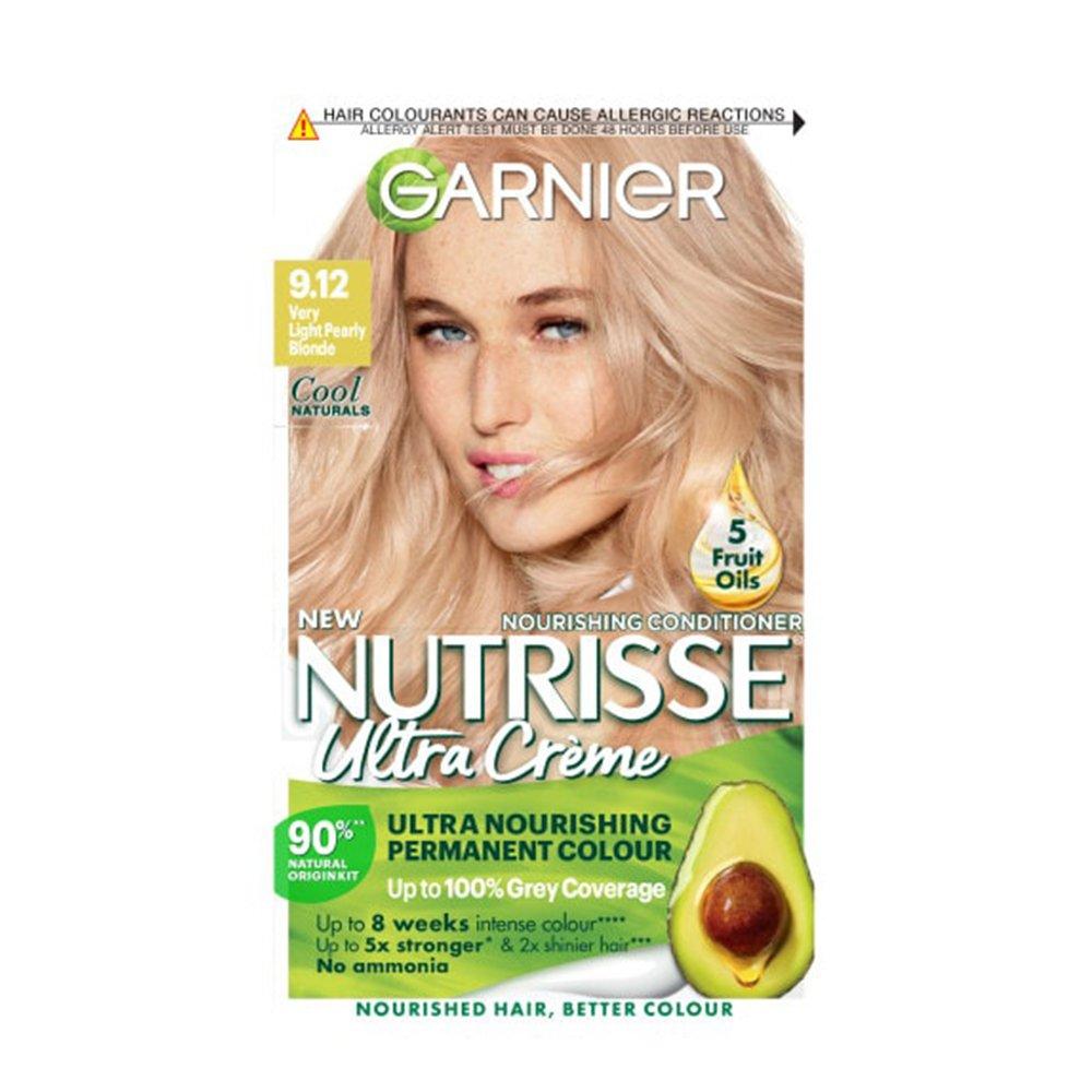Garnier Nutrisse Ultra Color Garnier Nutrisse Ultra Crème Very Light Pearly Blonde 9.12 Permanent Hair Dye