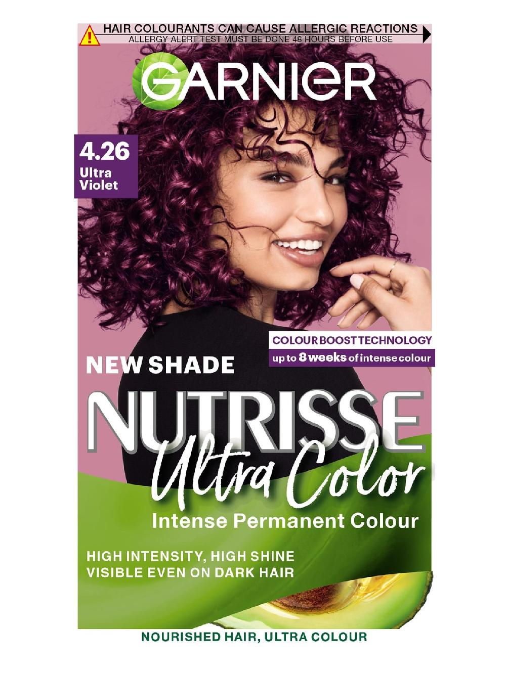 garnier Nutrisse Ultra Color Garnier Ultra Color 4.26 Ultra Violet Permanent Hair Dye