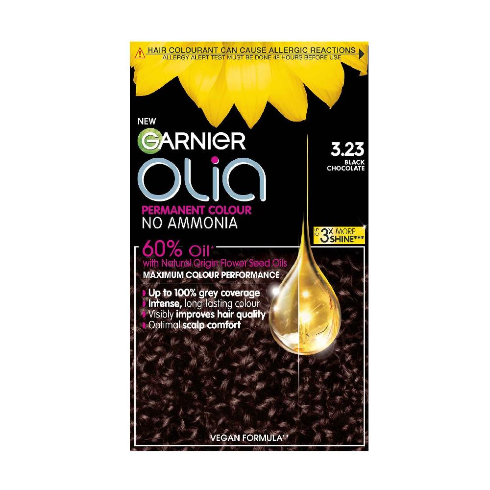 Garnier Olia Garnier Olia 3.23 Black Amber Permanent Hair Dye