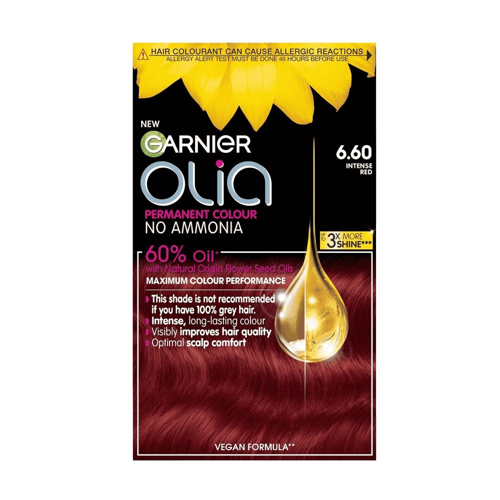 garnier Olia Garnier Olia 6.60 Intense Red Permanent Hair Dye
