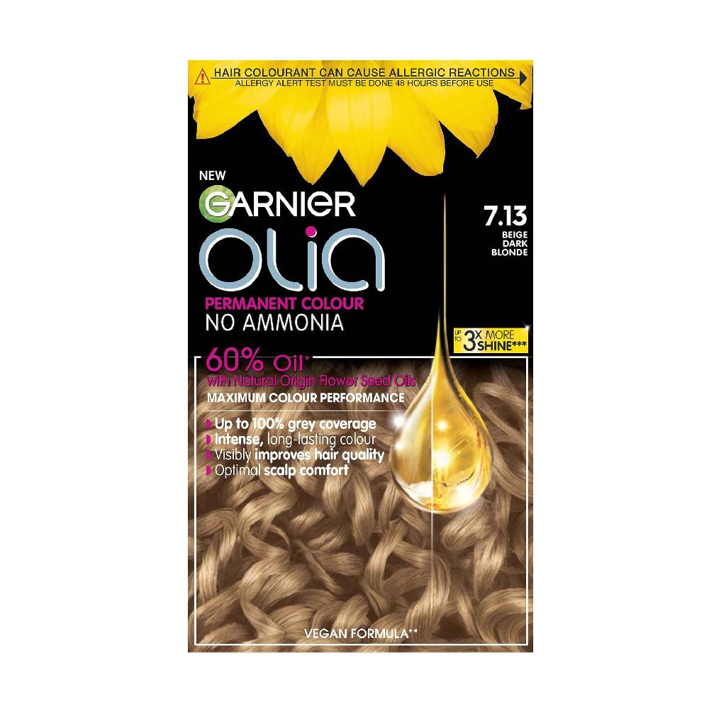 garnier Olia Garnier Olia 7.13 Dark Beige Blonde Permanent Hair Dye