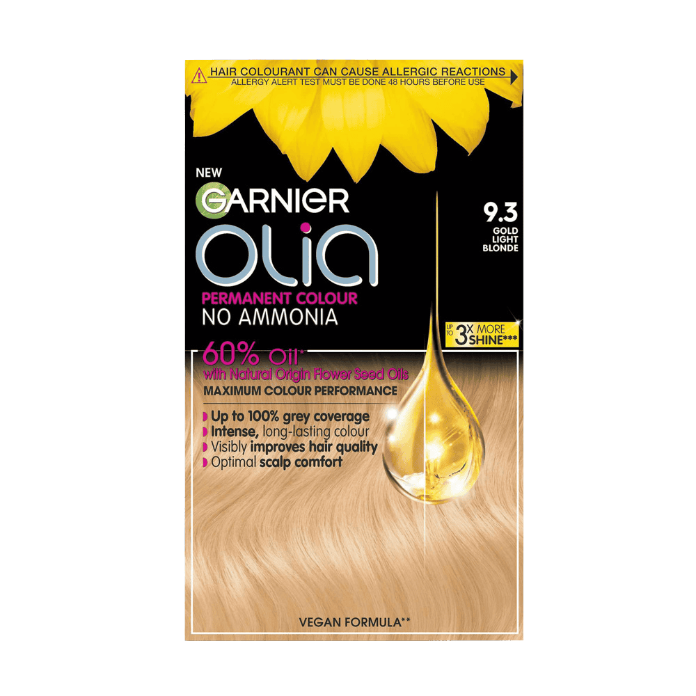 Garnier Olia Garnier Olia 9.3 Golden Light Blonde Permanent Hair Dye