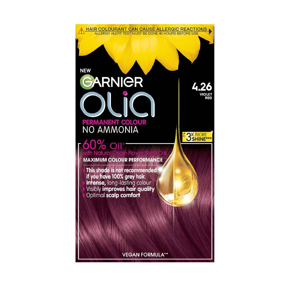 Garnier Olia Garnier Olia Bold 4.26 Rose Violet Permanent Hair Dye