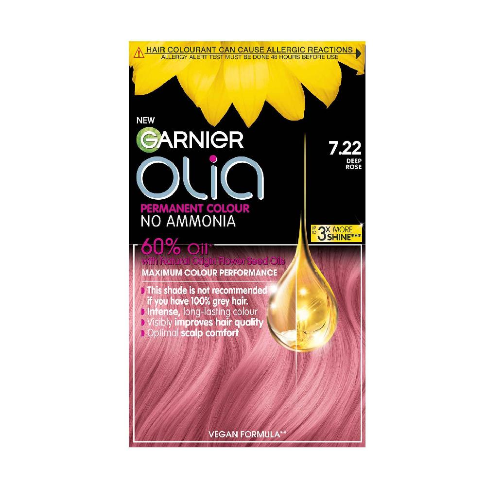 garnier Olia Garnier Olia Bold 7.22 Deep Rose Permanent Hair Dye