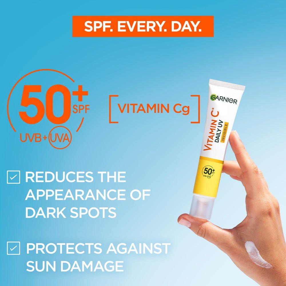 Garnier SKIN ACTIVE Garnier Vitamin C Daily UV Brightening Fluid Invisible SPF50+