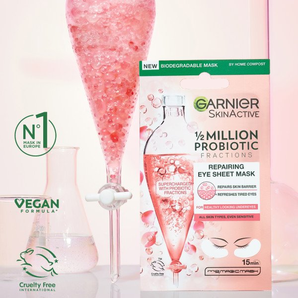Garnier SkinActive Probiotic Derived Fractions Eye Sheet Mask