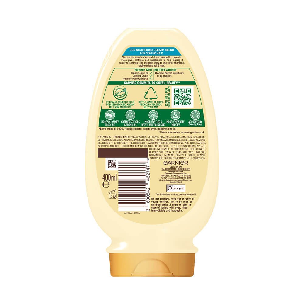 Garnier Ultimate Blends Argan Oil And Almond Cream For Dry Hair Argan Oil And Almond Cream Conditioner