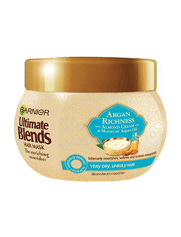 Garnier Ultimate Blends Argan Oil And Almond Cream For Dry Hair Argan Oil & Almond Cream Hair Mask