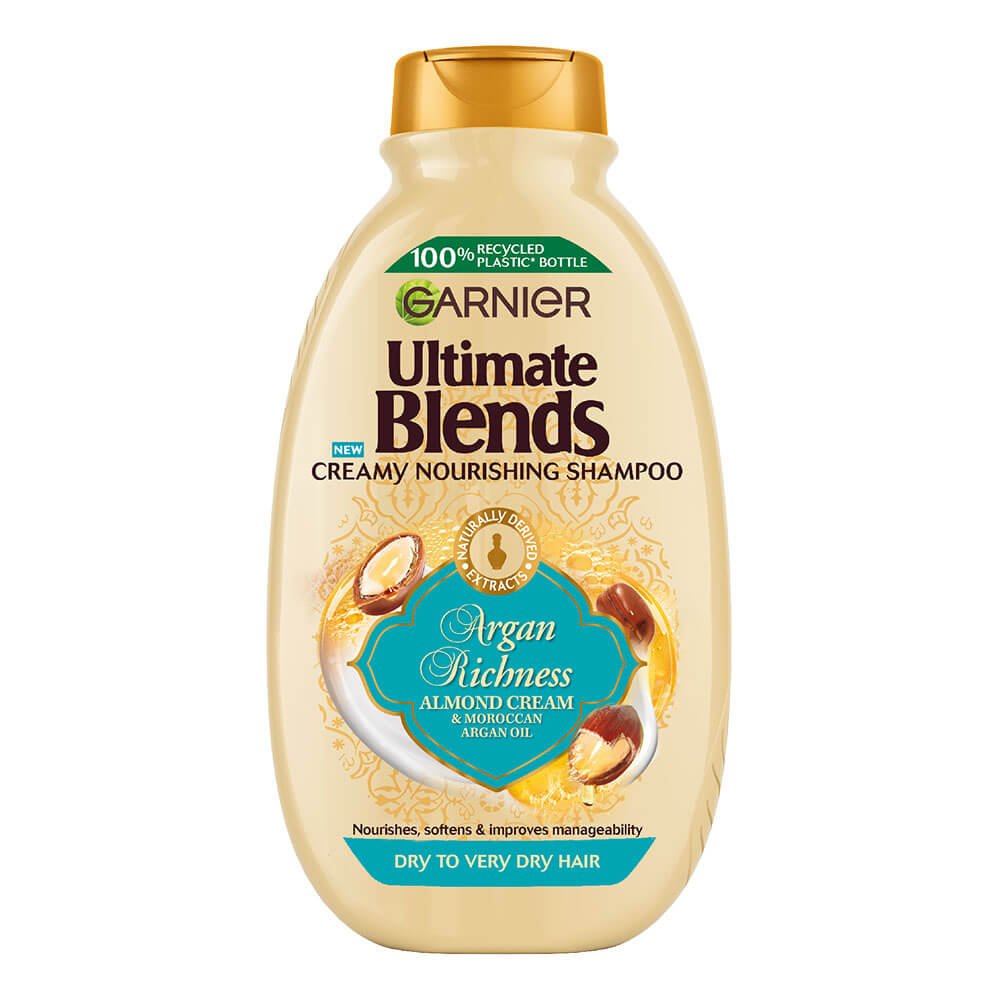 Garnier Ultimate Blends Argan Oil And Almond Cream For Dry Hair Argan Oil & Almond Cream Shampoo