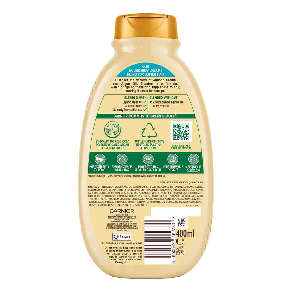 Garnier Ultimate Blends Argan Oil And Almond Cream For Dry Hair Argan Oil & Almond Cream Shampoo