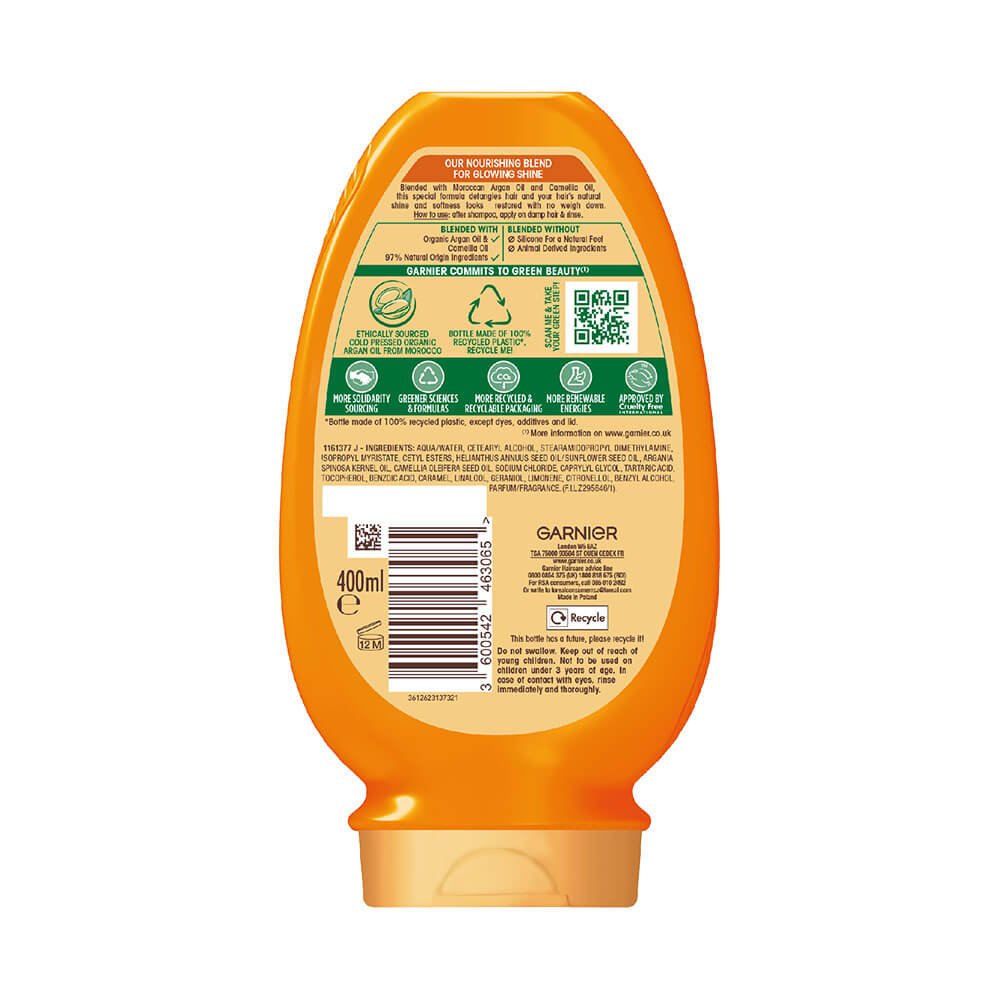Garnier Ultimate Blends Argan Oil For Dry Dull Hair Argan Oil And Camellia Oil Conditioner For Dry Hair