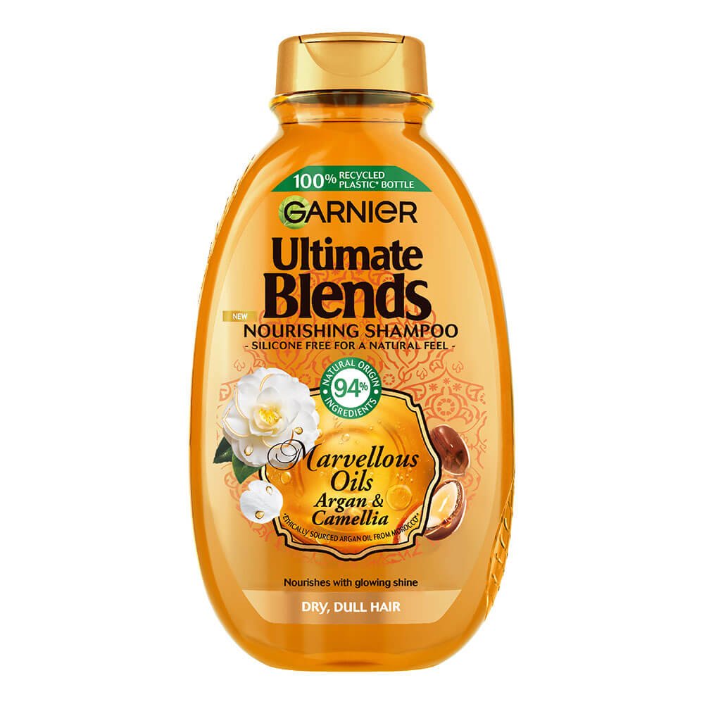 garnier Ultimate Blends Argan Oil For Dry Dull Hair Argan Oil And Camellia Oil Shampoo For Dull Hair