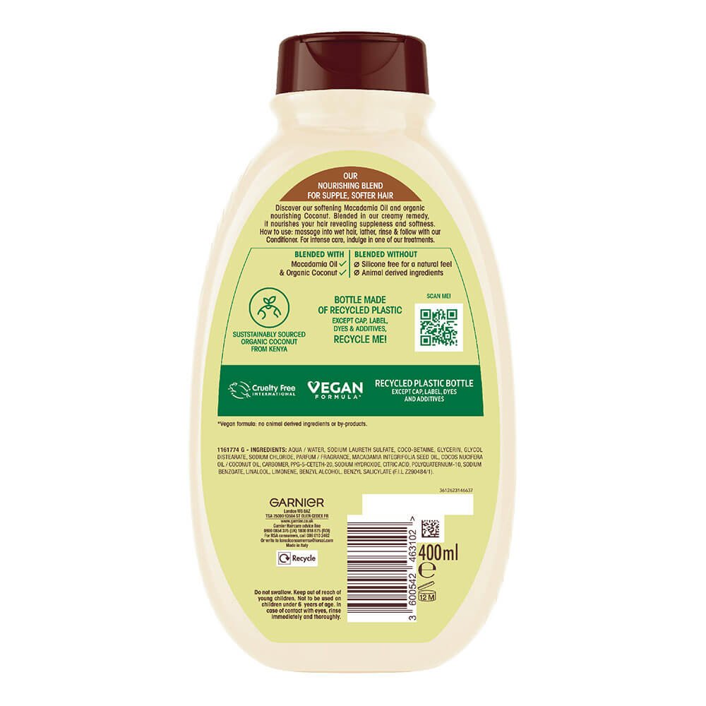 Garnier Ultimate Blends Coconut Milk Shampoo For Dry Hair