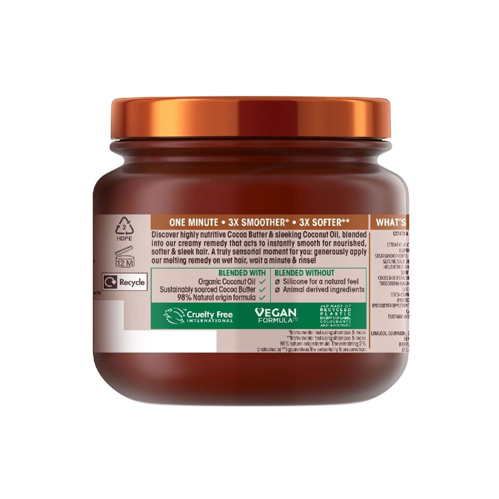 Garnier Ultimate Blends Coconut Oil & Cocoa Butter Smoothing Hair Remedy Mask
