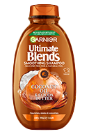 Garnier Ultimate Blends Coconut Oil For Frizzy Hair Cocoa Butter & Coconut Oil Shampoo For Frizzy Hair